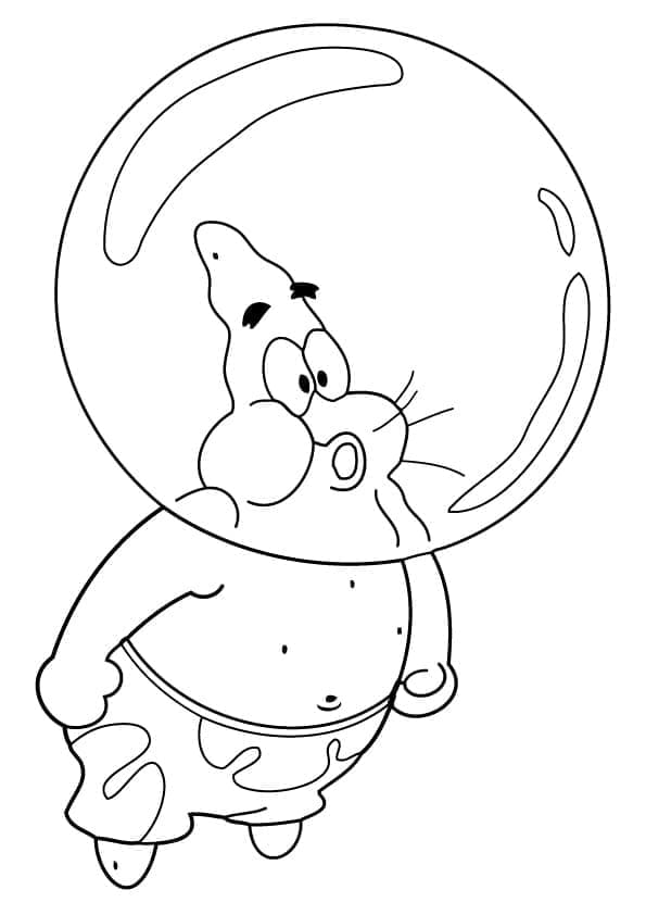 Patrick Stjerne morer seg fargelegging