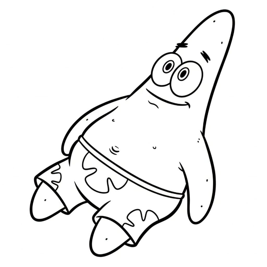 Patrick Stjerne ser opp fargelegging