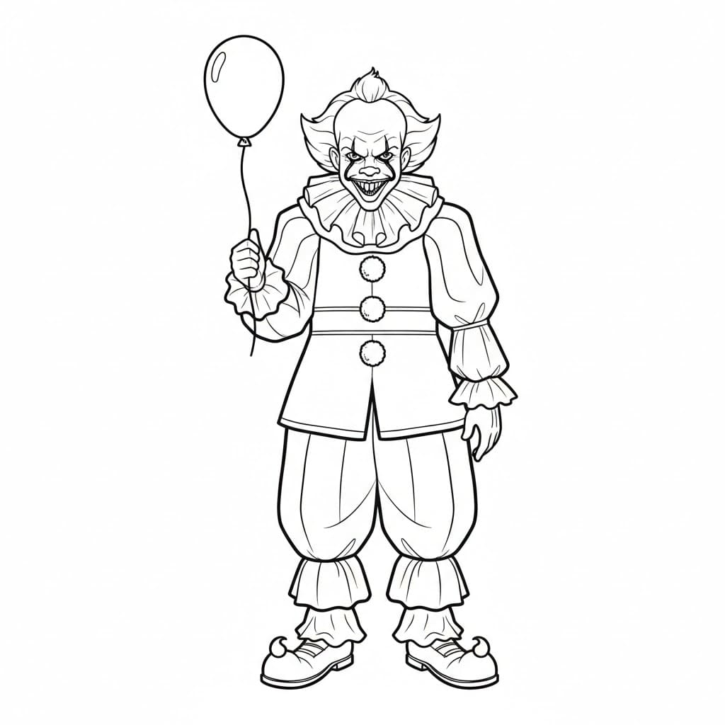 Pennywise er balansert fargelegging