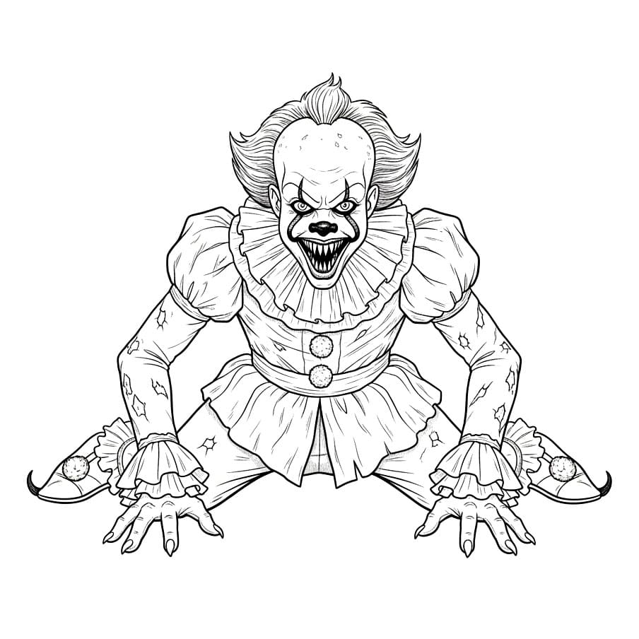 Pennywise kryper fargelegging
