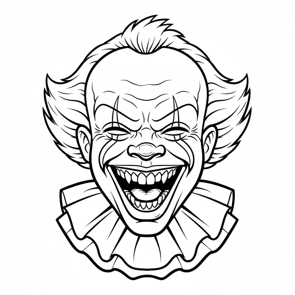 Pennywise ler hardt fargelegging