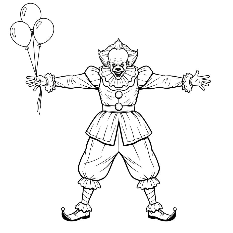 Pennywise sprer armene fargelegging