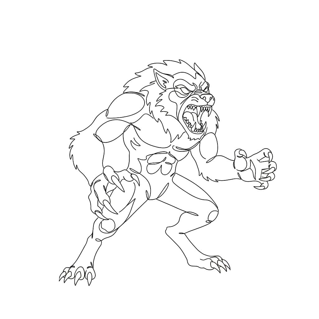 Rasende Varulv fargelegging