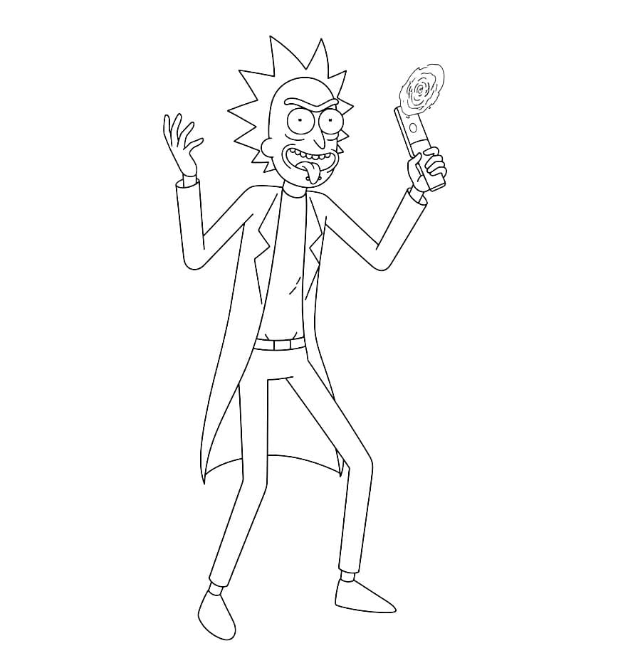 Rick ble opprørt fargelegging