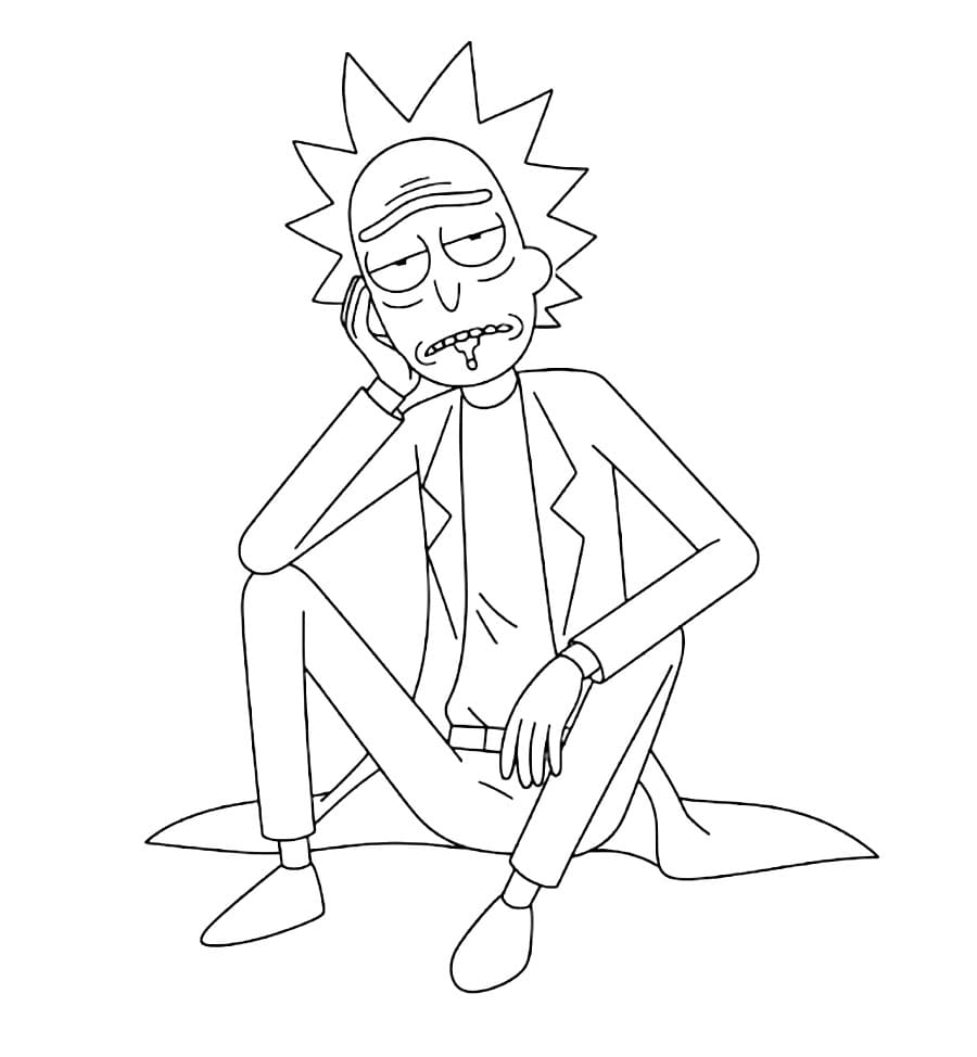 Rick var deprimert fargelegging