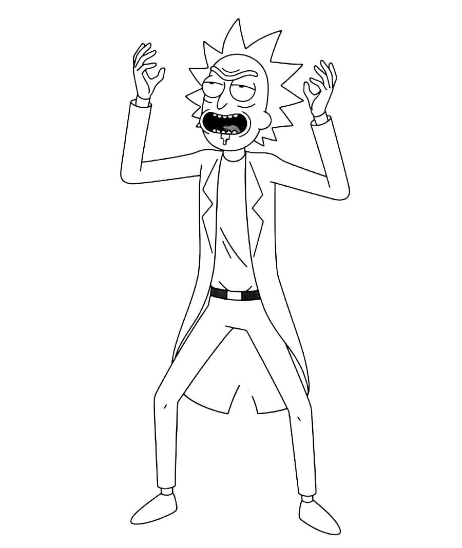 Rick var irritert fargelegging