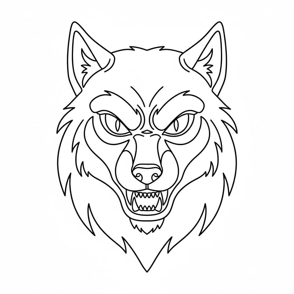 Stirende Varulv fargelegging