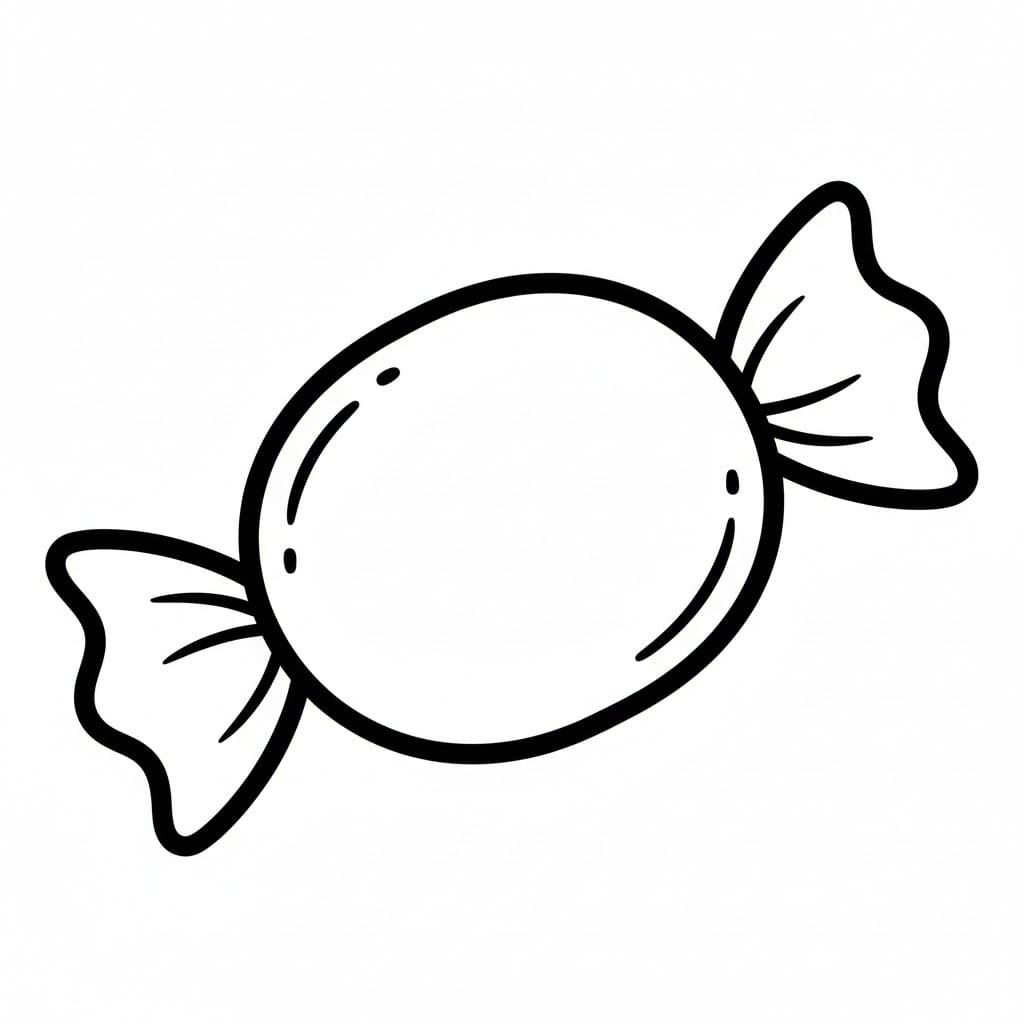 Sukkertøy Enkelt fargelegging