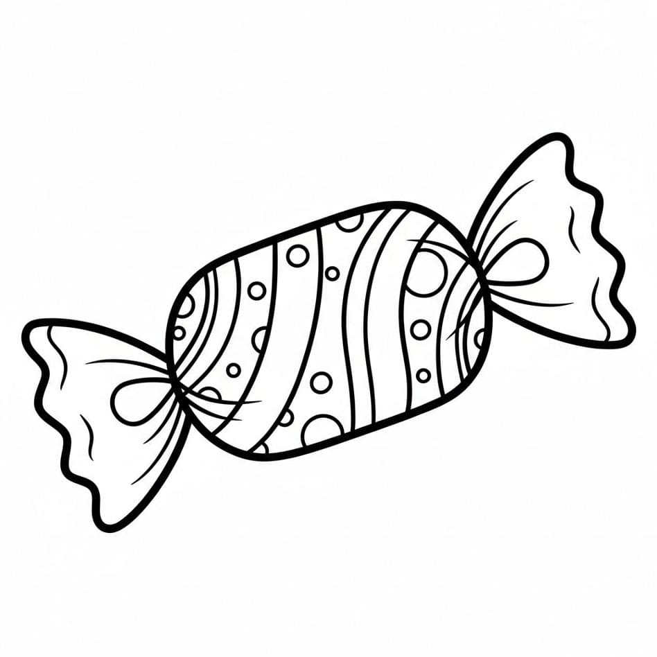 Sukkertøy i Midten fargelegging