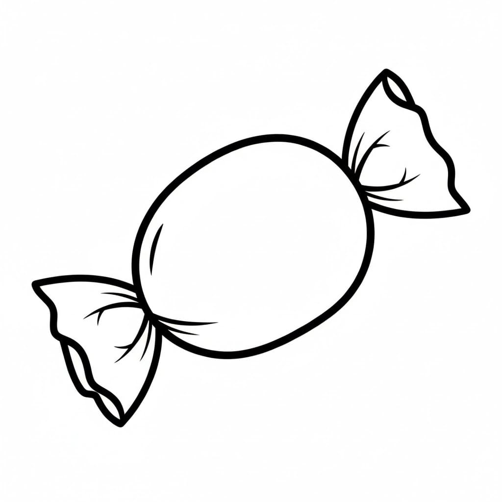 Sukkertøy Innpakket fargelegging