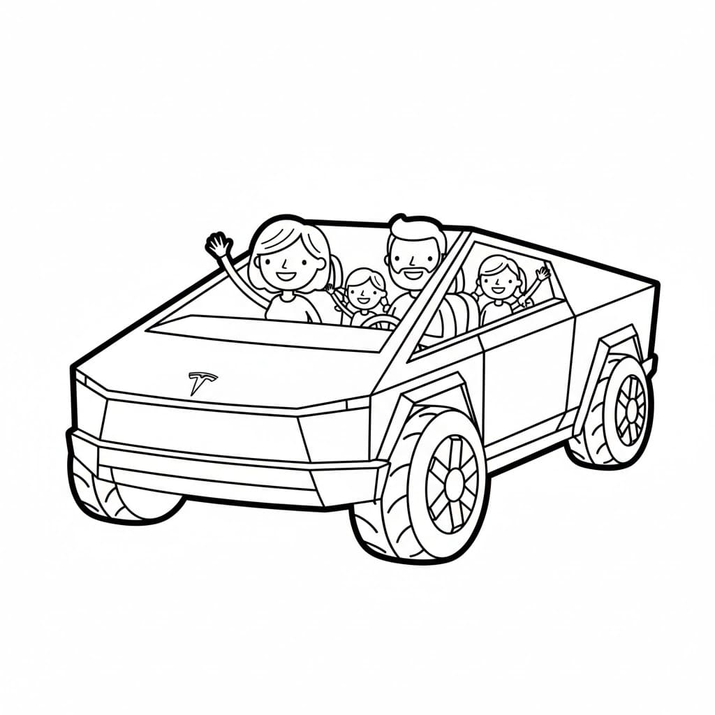 Tesla for familier fargelegging