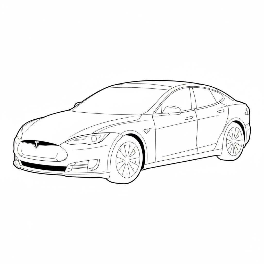 Tesla Model S fargelegging