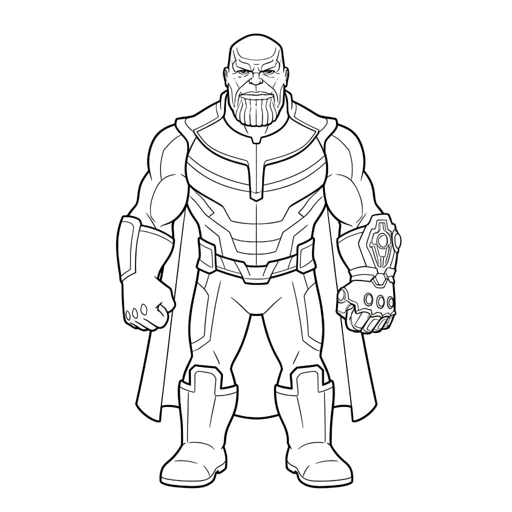 Thanos foran fargelegging