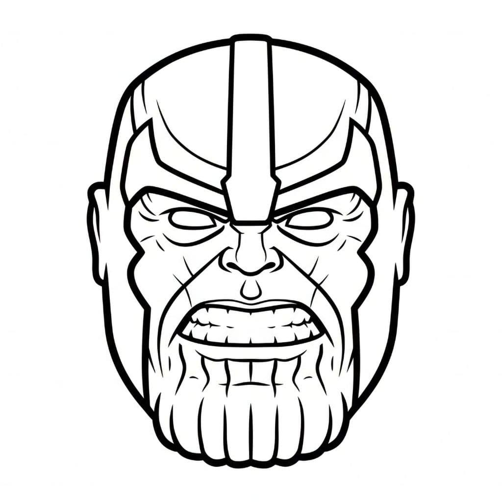 Thanos hode fargelegging