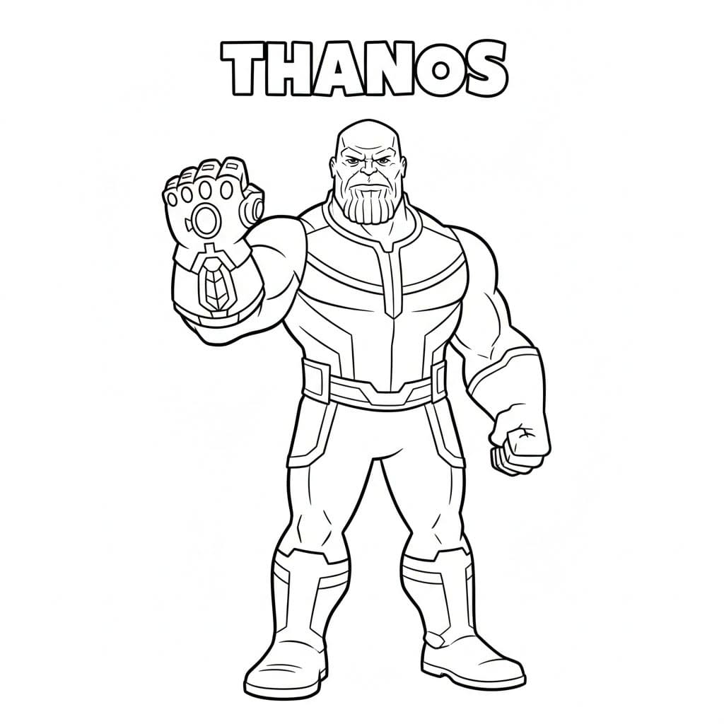 Thanos kraftstilling fargelegging