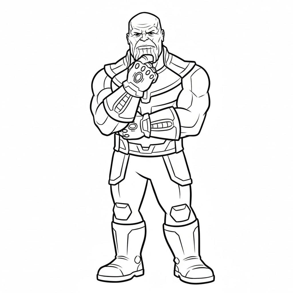 Thanos tenker fargelegging