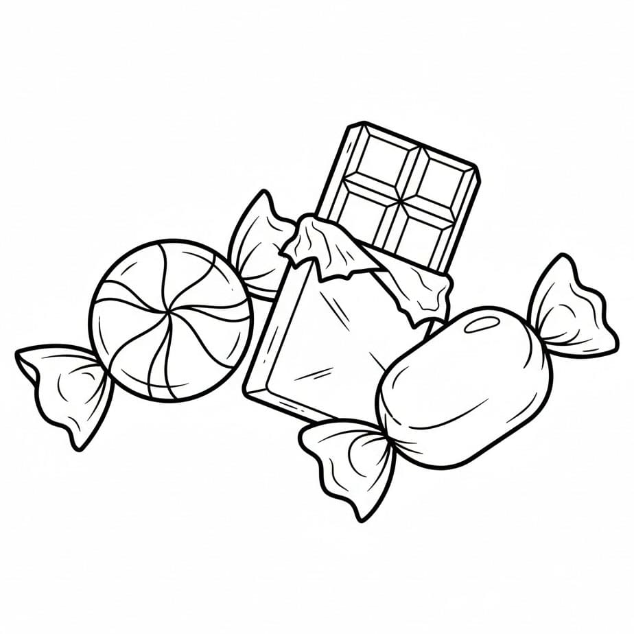 Sukkertøy fargelegging