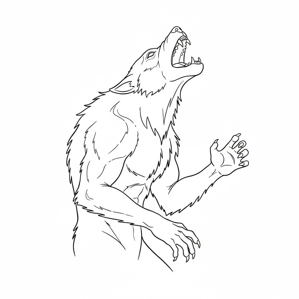 Ulende Varulv fargelegging