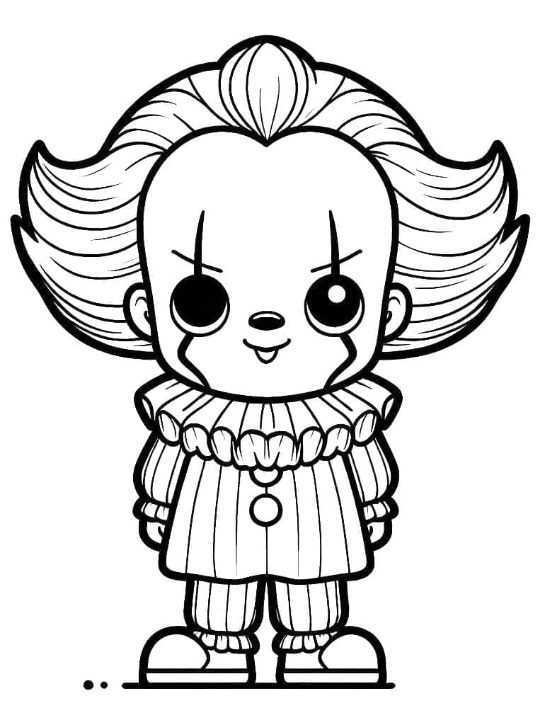 Veldig søt Pennywise fargelegging