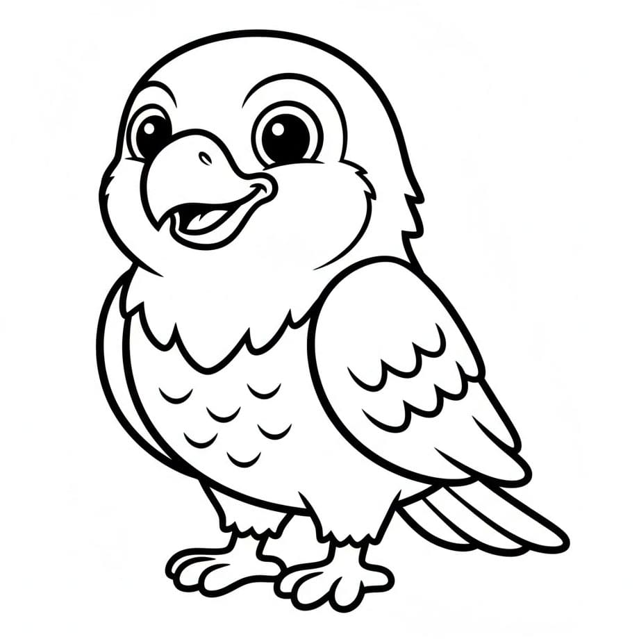 Vennlig hauk fargelegging