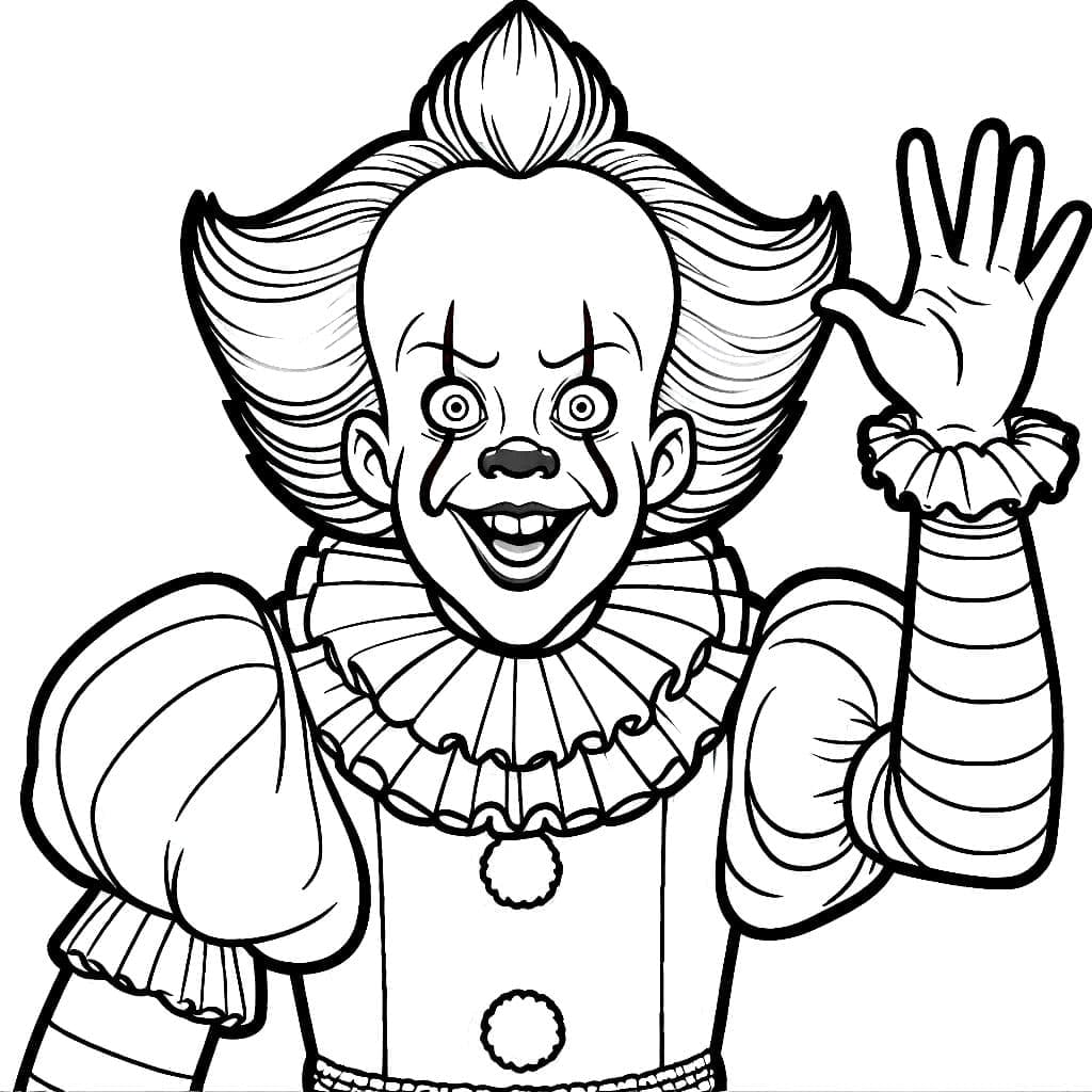 Vennlig Pennywise fargelegging