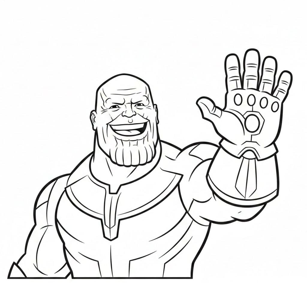 Vennlig Thanos fargelegging