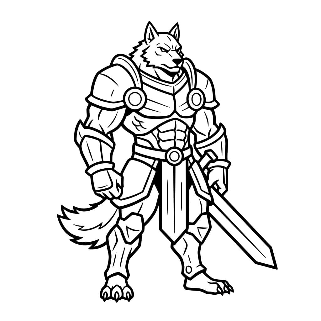 Vokter Varulv fargelegging