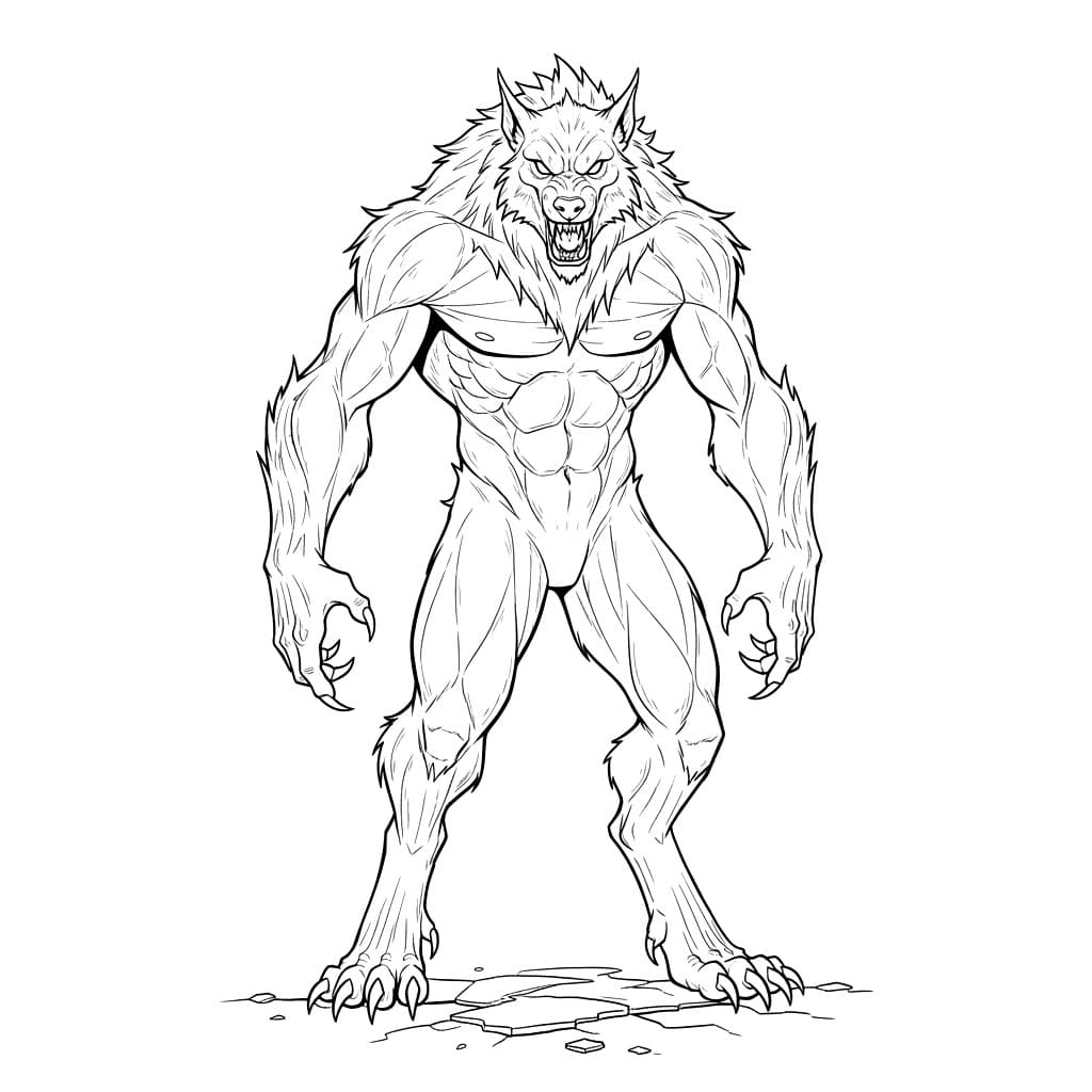 Voktere Varulv fargelegging