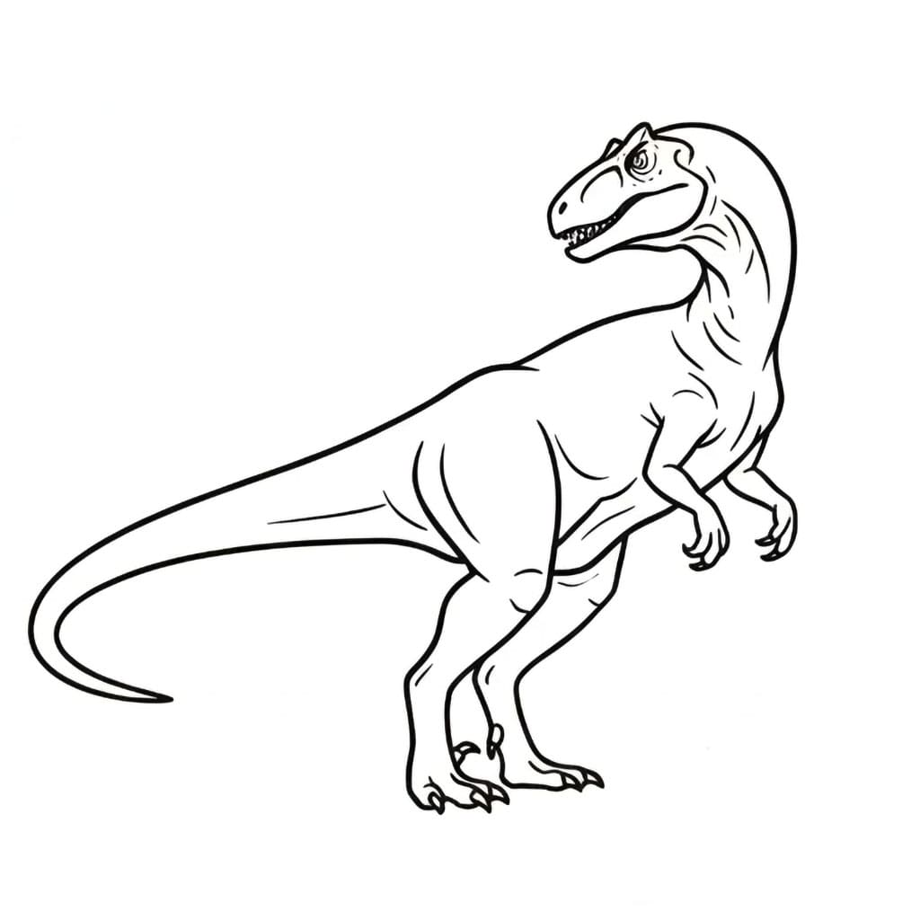 Allosaurus Fargelegging