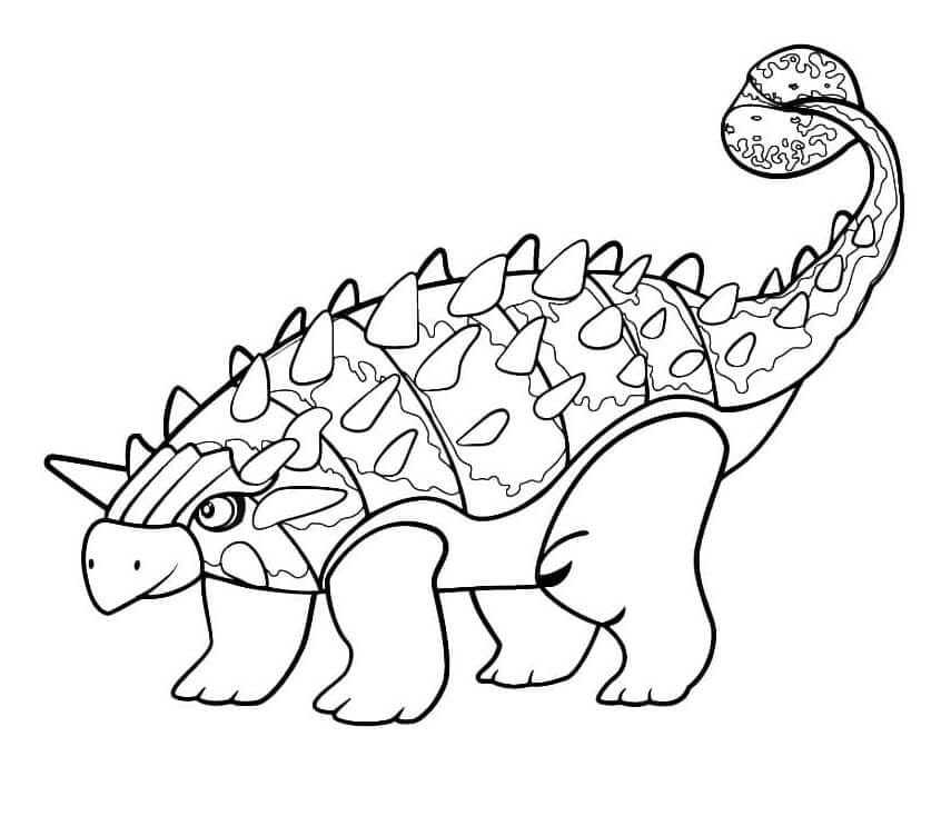 Bilder Ankylosaurus fargelegging