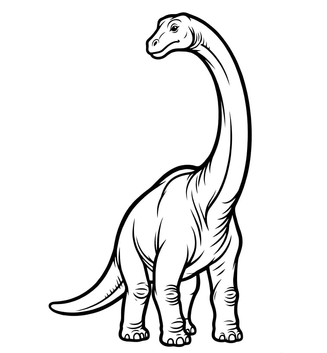 Brachiosaurus rolig fargelegging