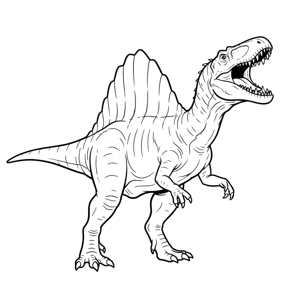 Spinosaurus Fargelegging