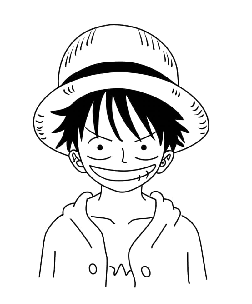 Enkel Luffy fargelegging