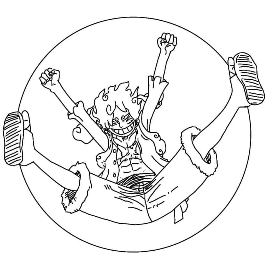 Fantastisk Luffy fargelegging