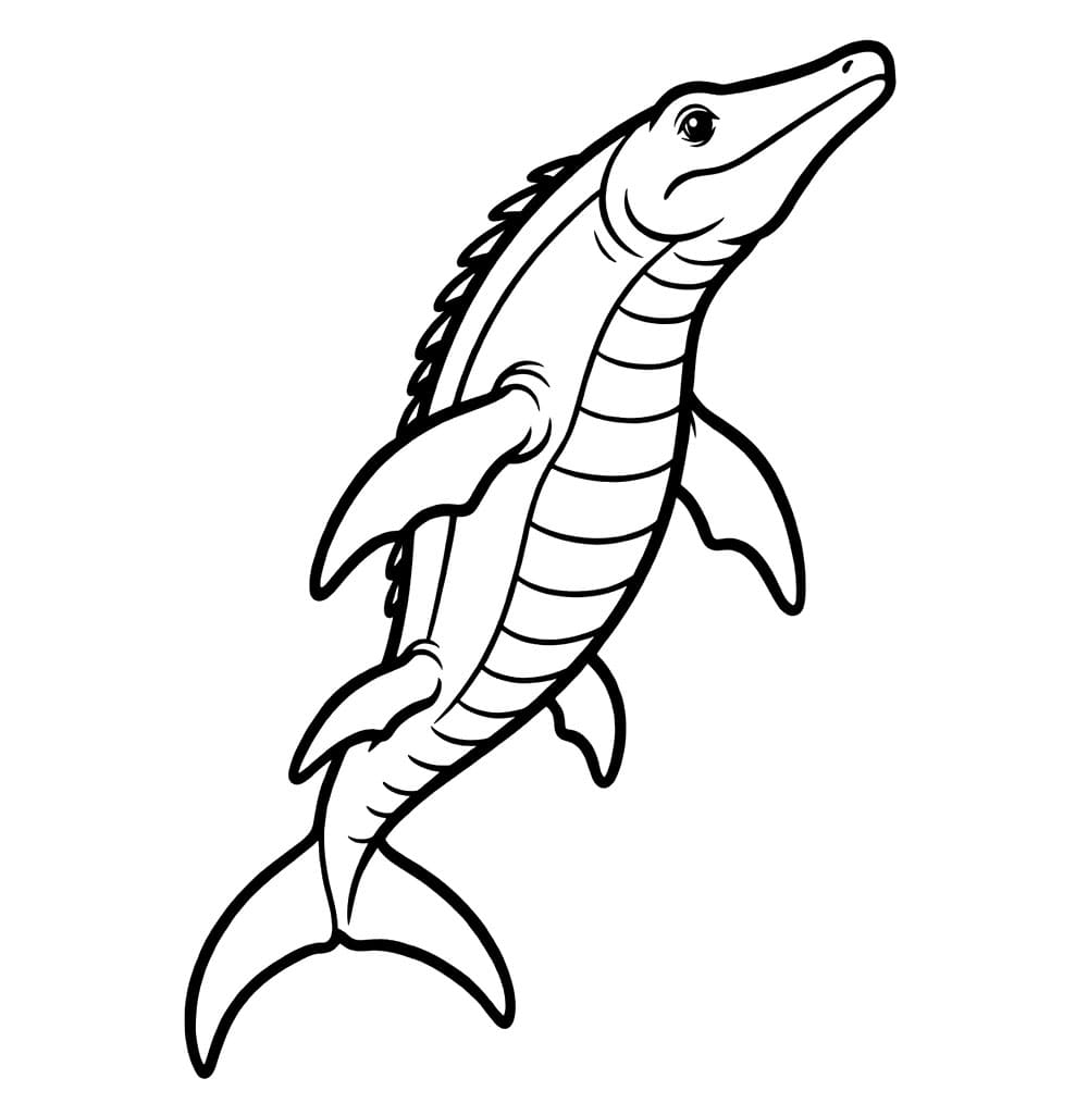 Gratis bilde av Mosasaurus fargelegging