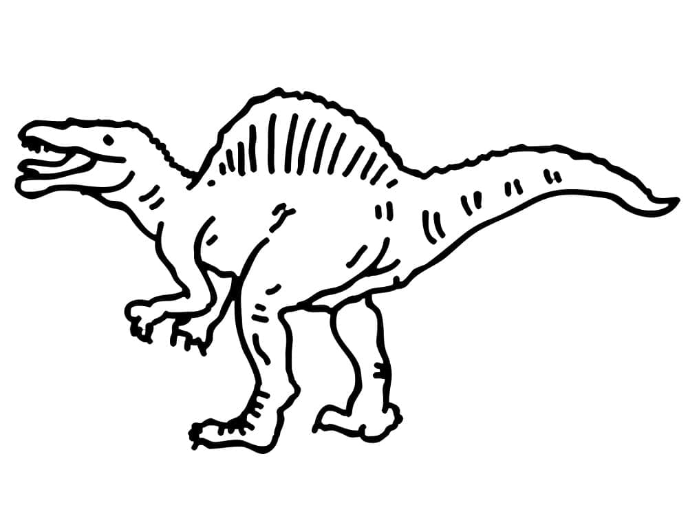Gratis Spinosaurus fargelegging