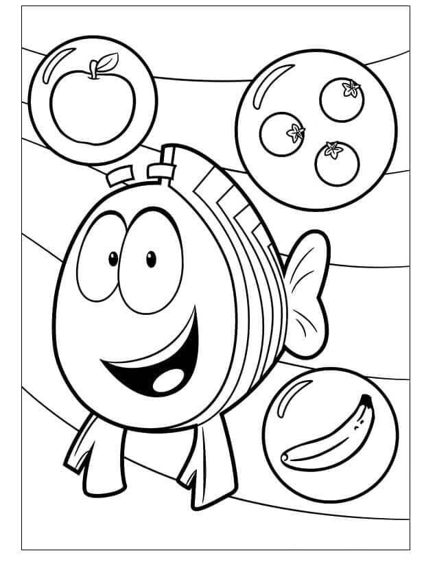 Herr Grouper og frukt fargelegging