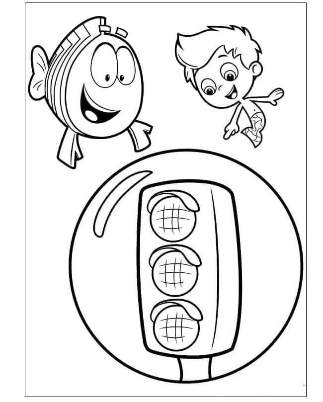 Herr Grouper og Gil undersøker fargelegging