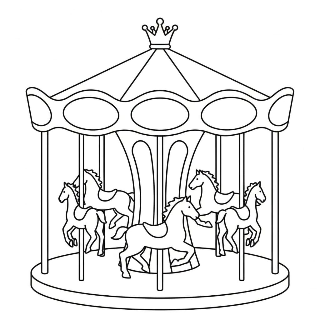 Karusell Fargelegging