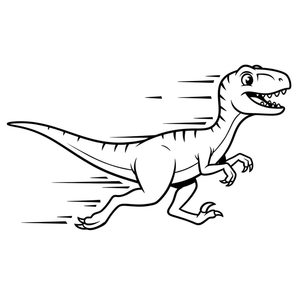 Velociraptor Fargelegging