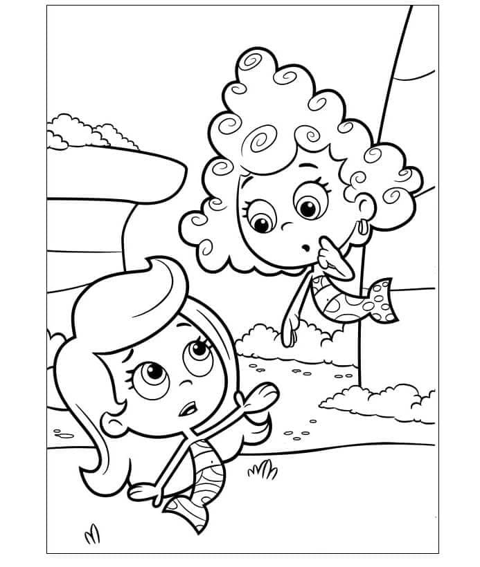 Molly og Dean fargelegging