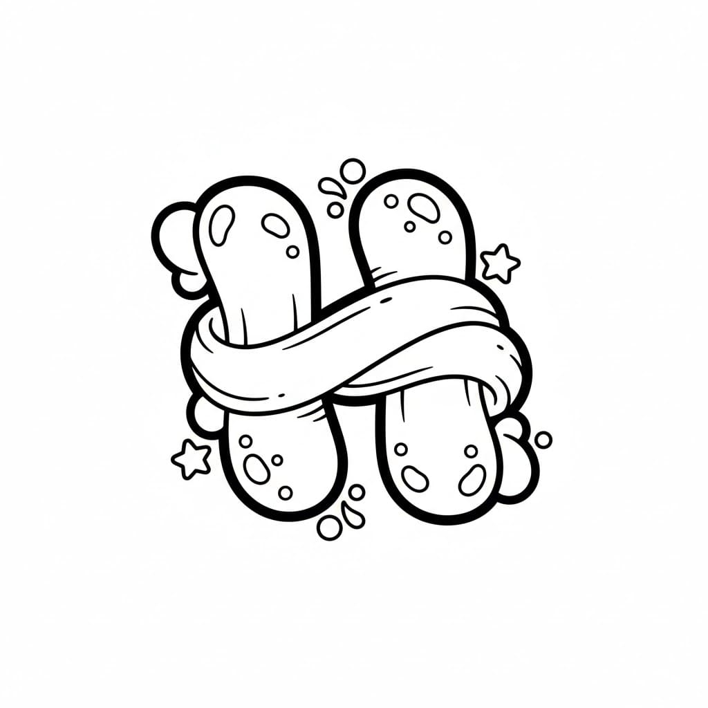 Bokstaven H graffiti fargelegging