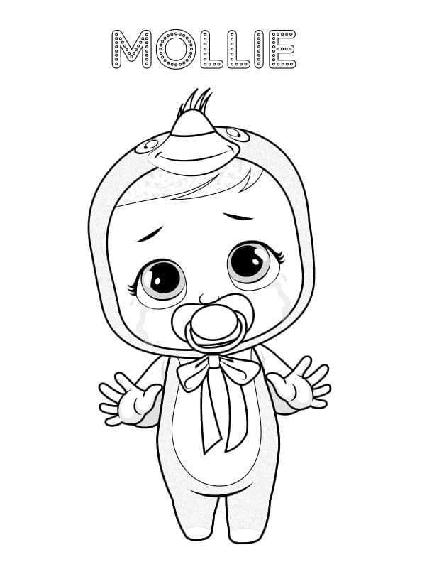 Cry Babies Mollie fargelegging