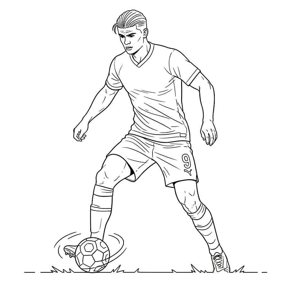 Erling Haalands Ballkontroll fargelegging