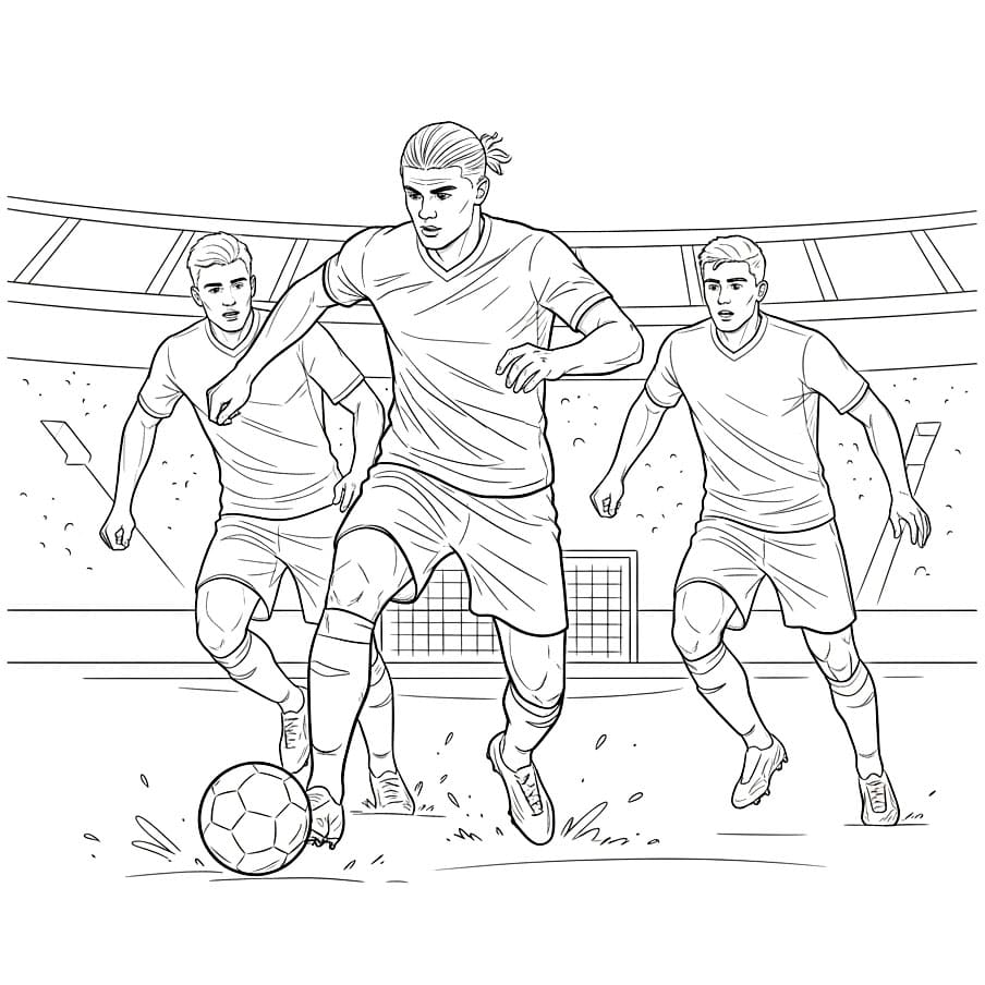 Erling Haalands dribling fargelegging