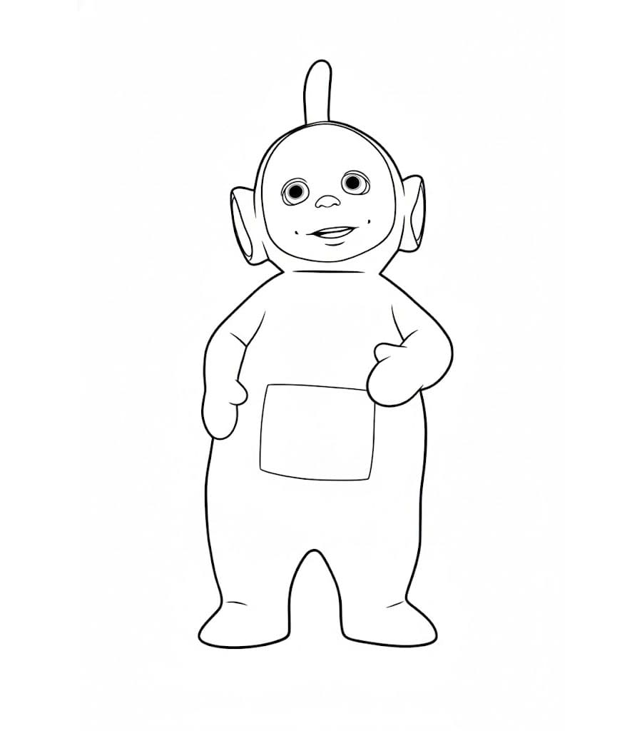 Gratis Dipsy fra Teletubbiene fargelegging