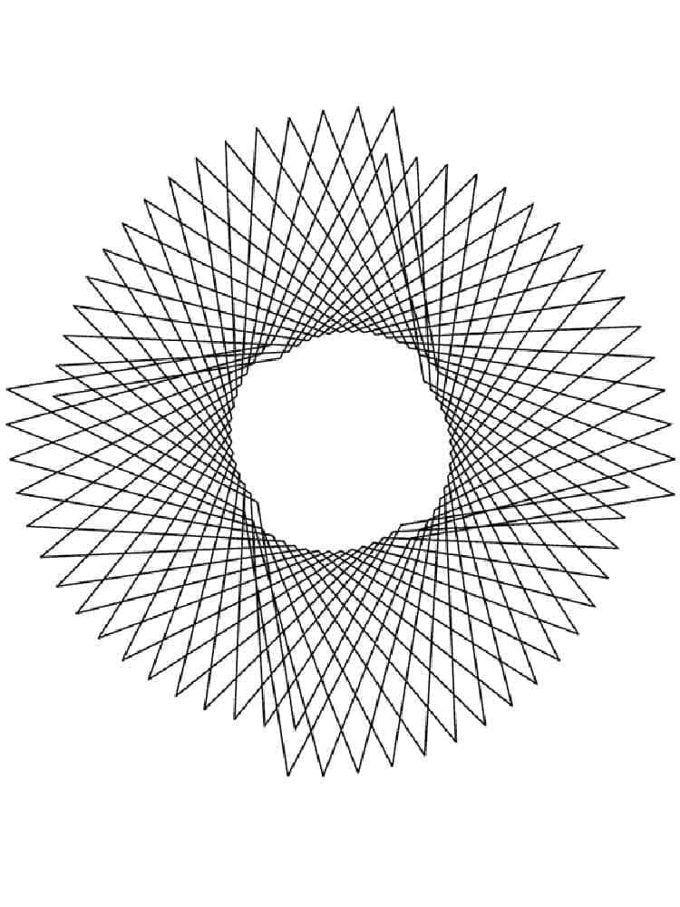 Gratis utskrivbar geometrisk fargelegging