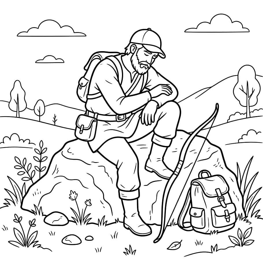 Hvile Jakt fargelegging