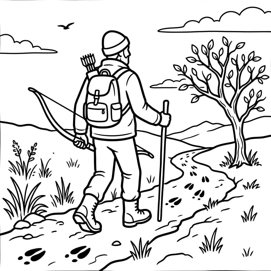 Jakt Eventyr fargelegging