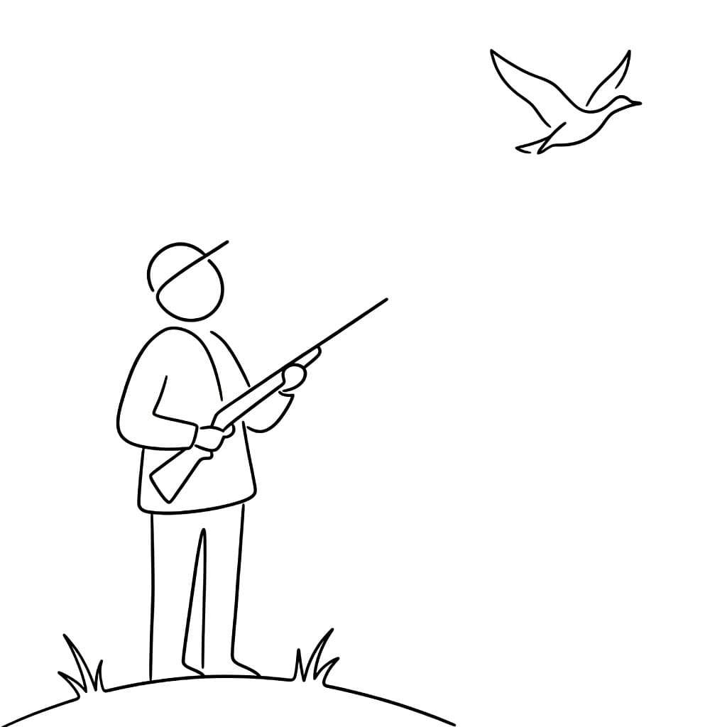 Jeger Fuglejakt fargelegging